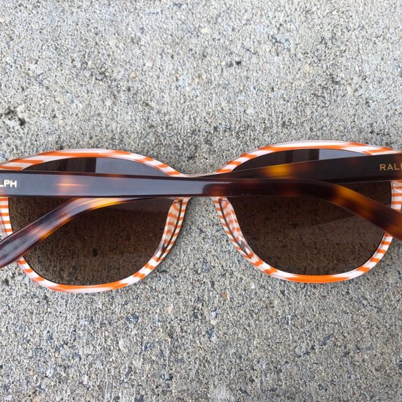 RALPH LAUREN RA5128 SUNGLASSES Orange Stripes Brow